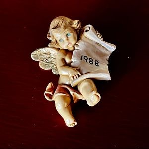 1988 Fontanini Annual Ornament Angel Cherub